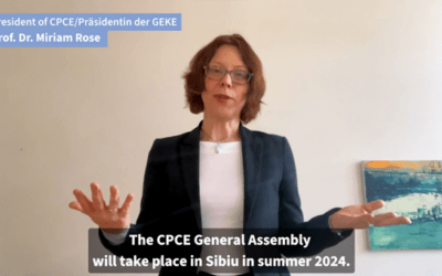 Miriam Rose- Einladung Zur GEKE Vollversammlung/Invitation to the CPCE General Assembly